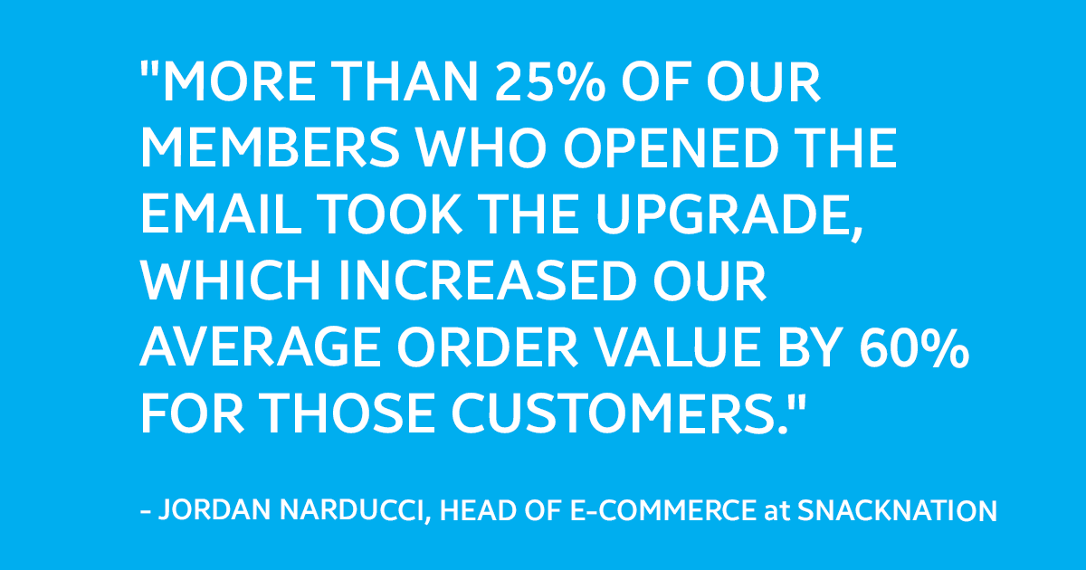 One Click Upgrade customer testimonial