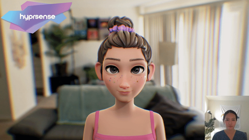 Hyprsense real-time demo